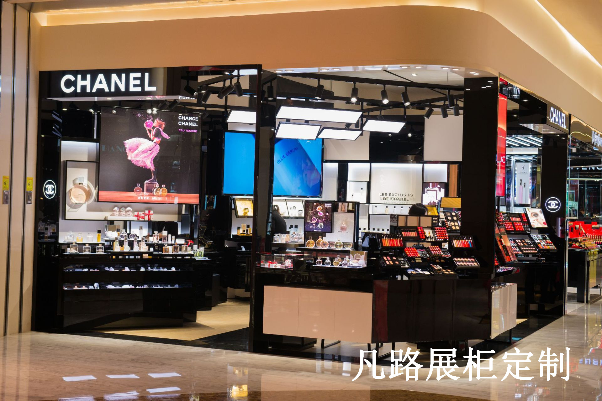 化妝品柜臺常用的防火板到底是怎么做出來的？