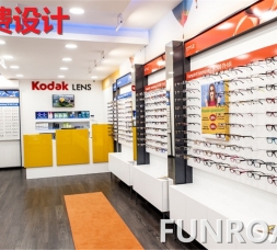 2017歐式流行眼鏡店展柜陳列效果圖